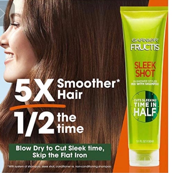 Garnier Hair Garnier Fructis Sleek Shot Inshower Styler Or Mix With